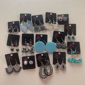 Paparazzi lot 15 jewelry earrings